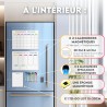 Calendrier Magnetique Frigo Blanc x3 + Accessoires - Planificateur Hebdomadaire + Mensuel + Mémo Aimanté Planning Semaine Tablea