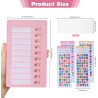 4 Pièces Tableaux de Tâches à Faire pour Enfants, Tableau Memo Checklist avec 10 Feuilles de Papier Vierge, 2 Stickers, To Do Li