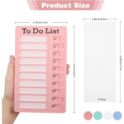 4 Pièces Tableaux de Tâches à Faire pour Enfants, Liste de Choses à Faire avec 10 Feuilles de Papier Vierge, Chore Chart Tableau