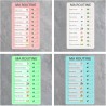 4 Tableau Routine Enfant Liste Planning To Do List pour Enfant Tableau Memo Checklist avec 10 Cartes de Contrôle DIY pour Planif