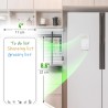 Liste De Courses Magnetique Frigo -Tableau Blanc Effacable 22x11 CM Liste Courses Magnétique Frigo Tableau Cuisine - Planning Fr