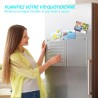 Lot de 2 Calendrier Magnetique Frigo(Avec Marqueurs 6 couleurs) - Acrylique Tableau Magnetique Frigo - Planning Semaine - 30x20 