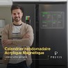 PREVIS BRAND Planning Frigo Magnetique Hebdomadaire Plexiglass Transparent A3(30X40CM) avec 4 Marqueurs Premium - Tableau Planne