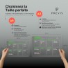PREVIS BRAND Planning Frigo Magnetique Hebdomadaire Plexiglass Transparent A3(30X40CM) avec 4 Marqueurs Premium - Tableau Planne
