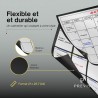 Previs Pack Calendrier Magnétique Mensuel A4 + Agenda Magnétique Hebdomadaire A4 pour Réfrigérateur - Organisateur - Agenda, Men