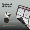 Previs Planning Frigo Magnetique Hebdomadaire A4 (21X29CM) avec 3 Marqueurs Premium - Idéal pour les listes de courses et l'orga