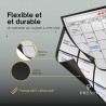 Previs Pack Calendrier Magnétique Mensuel A3 + Agenda Magnétique Hebdomadaire A3 pour Réfrigérateur - Organisateur - Agenda, Men