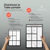 Previs Planning Frigo Magnetique Hebdomadaire A3 (30X40CM) avec 3 Marqueurs Premium - Idéal pour les listes de courses et l'orga