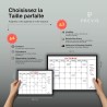 Previs Calendrier Magnetique Frigo A3 (30X40CM) avec 3 Marqueurs Premium- Planning Magnetique - Magnet Frigo Organisateur Famili