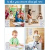 Tableau de Liste de Contrôle,2 PCS Memo Checklist Portable Memoboards avec 10 papiers vides interchangeables,Tableau mémo réutil