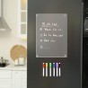 Tableau Magnetique Frigo Transparent, A4 Planning Calendrier Planificateur Hebdomadaire Ardoise Effacable, 30 x 20cm, Planificat