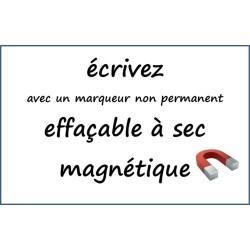 Planning et Liste à faire - To do list - magnétique effaçable pour frigo 15X21 cm A5 + 1 marqueur effaçable magnétique, liste à 