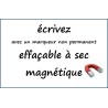 Planning et Liste à faire - To do list - magnétique effaçable pour frigo 15X21 cm A5 + 1 marqueur effaçable magnétique, liste à 