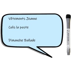 Planning et Liste à faire - To do list - magnétique effaçable pour frigo 15X21 cm A5 + 1 marqueur effaçable magnétique, liste à 