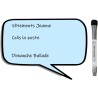 Planning et Liste à faire - To do list - magnétique effaçable pour frigo 15X21 cm A5 + 1 marqueur effaçable magnétique, liste à 