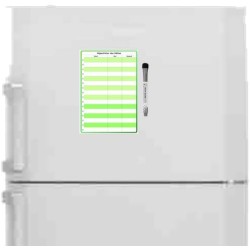Planning et Liste à faire - To do list - magnétique effaçable pour frigo 15X21 cm A5 + 1 marqueur effaçable magnétique, liste à 