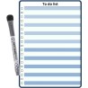 CODEX ACTION To do list - liste à faire - magnétique pour frigo effaçable 15X21 cm A5 + 1 marqueur effaçable magnétique, plannin