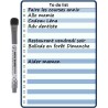 CODEX ACTION To do list - liste à faire - magnétique pour frigo effaçable 15X21 cm A5 + 1 marqueur effaçable magnétique, plannin