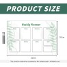 Semainier, Planning Semaine, Bureau Weekly Planner, Planificateur Hebdomadaire RéPéTable, Tableau Blanc Effacable Convient Pour 