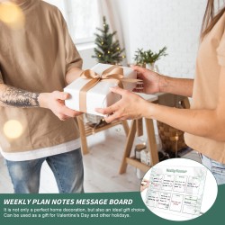 Semainier, Planning Semaine, Bureau Weekly Planner, Planificateur Hebdomadaire RéPéTable, Tableau Blanc Effacable Convient Pour 