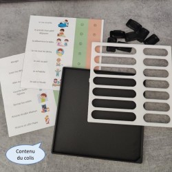 Générique Tableau d'activités Routine Enfant bébé à Personnaliser to do List Matin Soir Réveil Coucher Sommeil Dodo Taches ménag