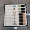 Générique Tableau d'activités Routine Enfant bébé à Personnaliser to do List Matin Soir Réveil Coucher Sommeil Dodo Taches ménag