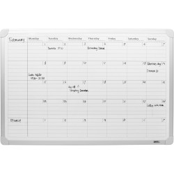 DESQ Planning mensuel - Magnétique, 60 x 90 cm, Cadre en aluminium, Business Classy Design, Français