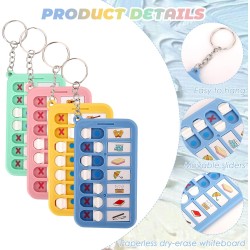 Lot de 4 planificateurs hebdomadaires pour enfants, liste de choses à faire, tableaux de contrôle de routine pour enfants, bloc-