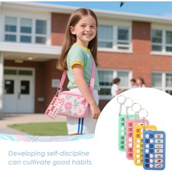 Lot de 4 planificateurs hebdomadaires pour enfants, liste de choses à faire, tableaux de contrôle de routine pour enfants, bloc-