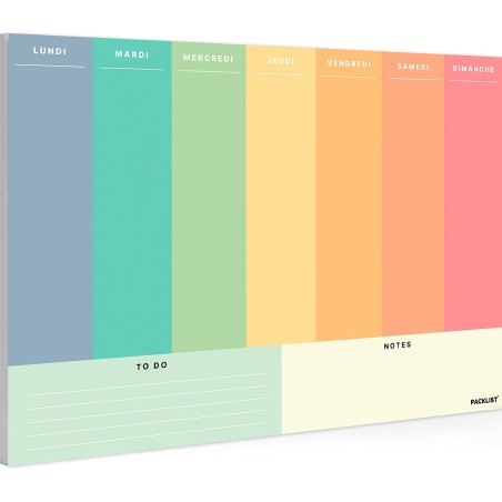 Planificateur Organisateur Hebdomadaire A4 Sans Date - Planification de Bureau - Weekly Planner - Agendas, Planificateurs et Cal