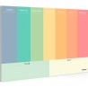 Planner Settimanale da Tavolo A4-52 Fogli, Perpetuo di Design