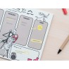 Grupo Erik - Bloc Notes A4 Semainier Disney, L'Étrange Noël de Mr Jack | Sous-Main Bureau, Planner Hebdomadaire | Papeterie de B