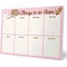 Grupo Erik - Bloc Notes A4 Semainier Pusheen Rose Collection | Sous-Main Bureau, Planner Hebdomadaire | Papeterie de Bureau, Fou