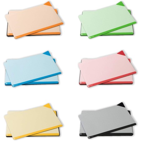 Notes - 48 cartes magnétiques effaçables à sec, kit multi-couleurs 15 x 10 cm- Notes réutilisables pour les tâches, la planifica