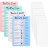 Binnan 4 Pièces Tableaux de Tâches à Faire pour Enfants, Tableau de Liste de Contrôle, Tableau Memo Checklist avec 10 Feuilles d