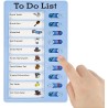 Binnan 4 Pièces Tableaux de Tâches à Faire pour Enfants, Tableau de Liste de Contrôle, Tableau Memo Checklist avec 10 Feuilles d