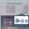 Lot de 2 Tableaux Magnétiques Frigo Planning Semaine Transparent de Course Avec 8 Couleurs de Marqueurs, Aimants et Tôles (20 x 