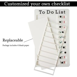 Tableau de liste de tâches à coller, tableau mémo réutilisable, planificateur de tâches pour enfants