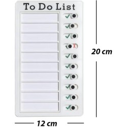 Tableau de liste de tâches à coller, tableau mémo réutilisable, planificateur de tâches pour enfants
