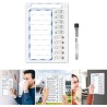 Tableau de corvée effaçable pour listes de choses à faire - Tableau de routine coulissant - Outils de TDAH et horaires visuels p