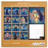 NOTIQUE Calendrier mural 2026 avec brochures d'anime zodiaque, calendrier mensuel, 30 x 30 cm, 30 x 60 cm, ouvert