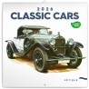 NOTIQUE Calendrier mural 2026 Classic Cars - Sans plastique - Avec calendrier mensuel - 30 x 30 cm (30 x 60 cm) ouvert