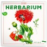 NOTIQUE Calendrier mural 2026 Herbier, sans plastique, avec calendrier mensuel, calendrier brochure, 30 x 30 cm, 30 x 60 cm, ouv