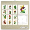 NOTIQUE Calendrier mural 2026 Herbier, sans plastique, avec calendrier mensuel, calendrier brochure, 30 x 30 cm, 30 x 60 cm, ouv