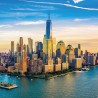 NOTIQUE Calendrier mural 2026 New York avec brochures mensuelles, 30 x 30 cm, 30 x 60 cm, ouvert