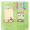 DRAEGER PARIS 1886 - Organiseur familial mural 28x28 cm - 2026-18 fiches mensuelles - Papier FSC - Planification famille