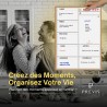 Previs Planning Frigo Magnetique Hebdomadaire A3 (30X40CM) avec 3 Marqueurs Premium - Idéal pour les listes de courses et l'orga