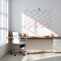 Calendrier Annuel 2026 Mural Grand Format Planificateur DIN A1 (84 x 60 cm) – Le Planificateur Mural Idéal pour Booste votre Org