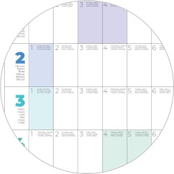 Calendrier Annuel 2026 Mural Grand Format Planificateur DIN A1 (84 x 60 cm) – Le Planificateur Mural Idéal pour Booste votre Org