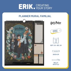 Grupo Erik - Calendrier Harry Potter - de Septembre 2025 à Décembre 2026 | Planificateur Mensuel 16 mois, Calendrier Familial 20